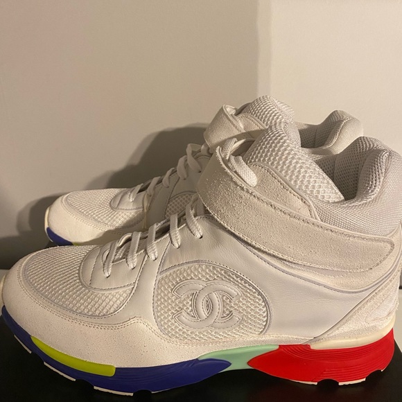 Chanel high top sneakers in a size 42 - Picture 8 of 16
